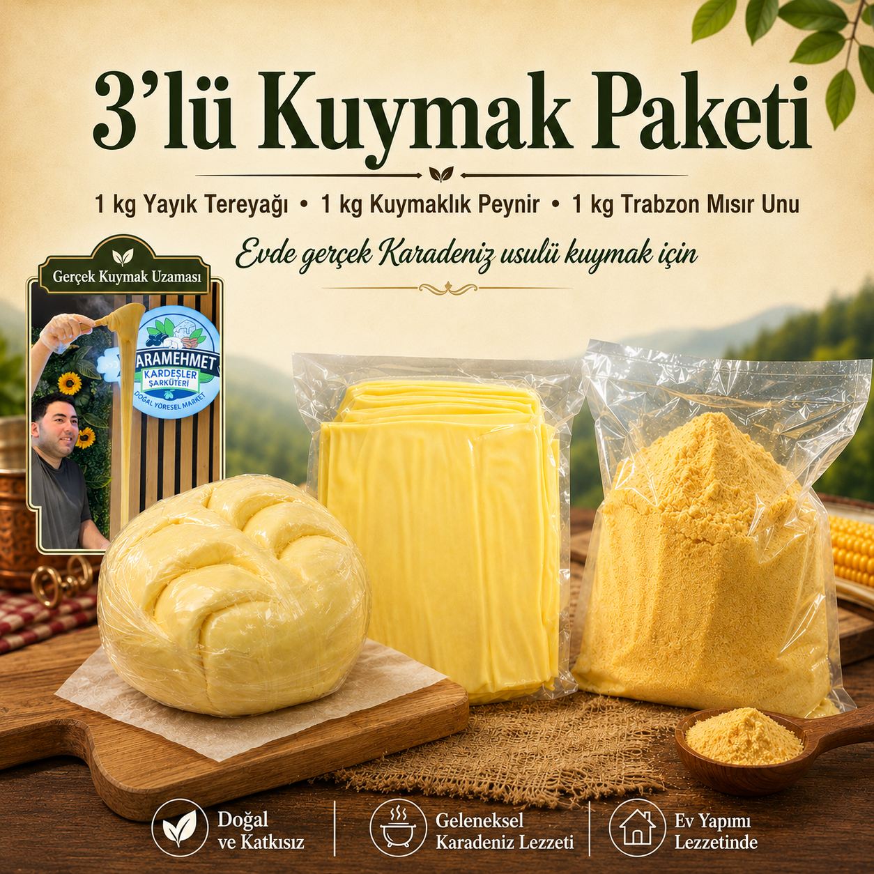 3’lü Efsane Kuymak Paketi